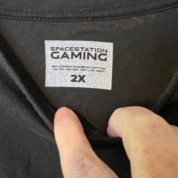 Space station Gaming Graphic Tee Size 2X - Picture 4 of 5